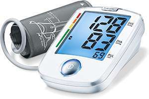 El Tensiómetro Beurer BM-44 es una opción versátil y confiable para el monitoreo de la presión arterial en el hogar. Equipado con funciones avanzadas, como la detección de arritmias.