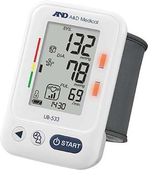 El Tensiómetro A&D Medical UB-533 ofrece un monitoreo preciso de la presión arterial desde la muñeca. Destaca por su detección de latidos irregulares