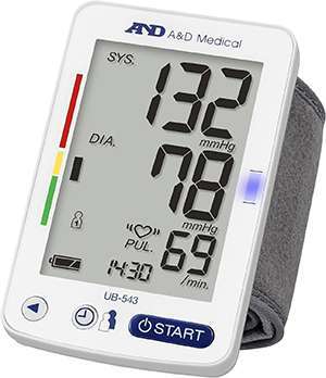 El Tensiómetro A&D Medical UB-543 es una herramienta avanzada para el monitoreo preciso de la presión arterial desde la muñeca. Destaca por su versatilidad con compatibilidad para dos usuarios y guía de posicionamiento para asegurar mediciones precisas.